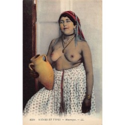 Rare collectable postcards of ETHNIC NUDE. Vintage Postcards of ETHNIC NUDE