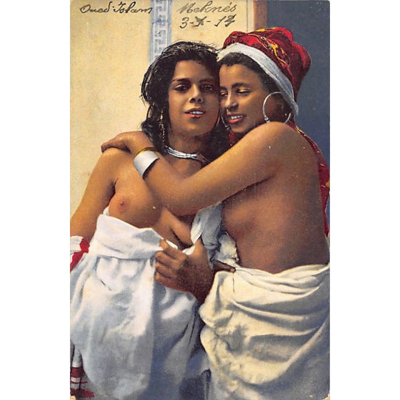 Rare collectable postcards of ETHNIC NUDE. Vintage Postcards of ETHNIC NUDE