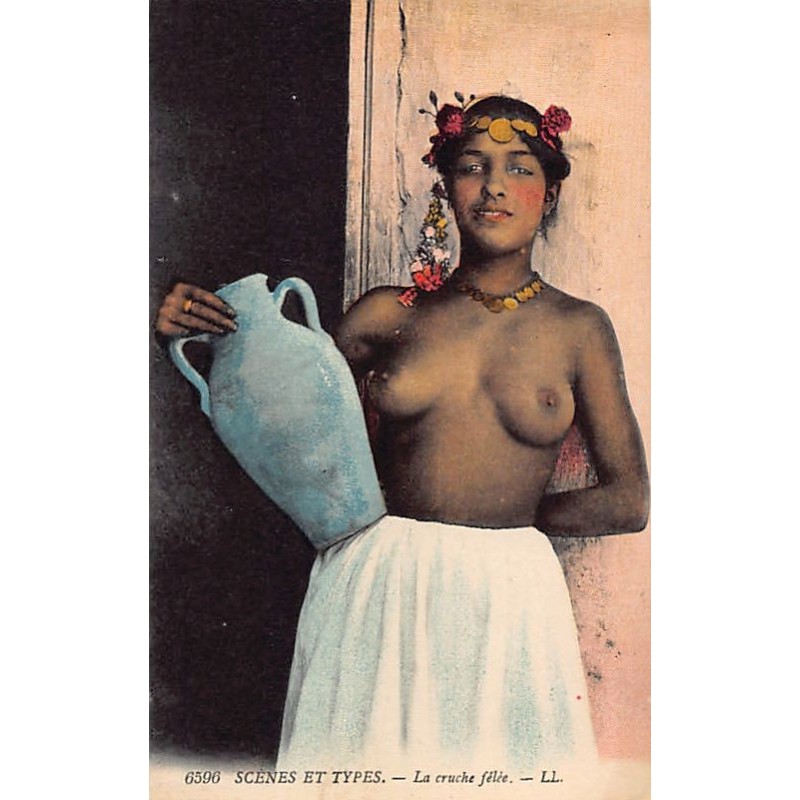Rare collectable postcards of ETHNIC NUDE. Vintage Postcards of ETHNIC NUDE