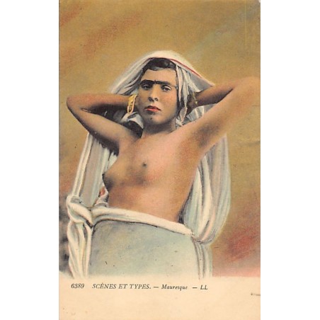 Rare collectable postcards of ETHNIC NUDE. Vintage Postcards of ETHNIC NUDE