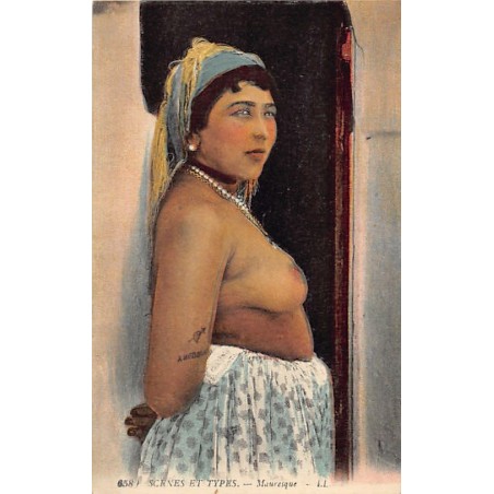 Rare collectable postcards of ETHNIC NUDE. Vintage Postcards of ETHNIC NUDE