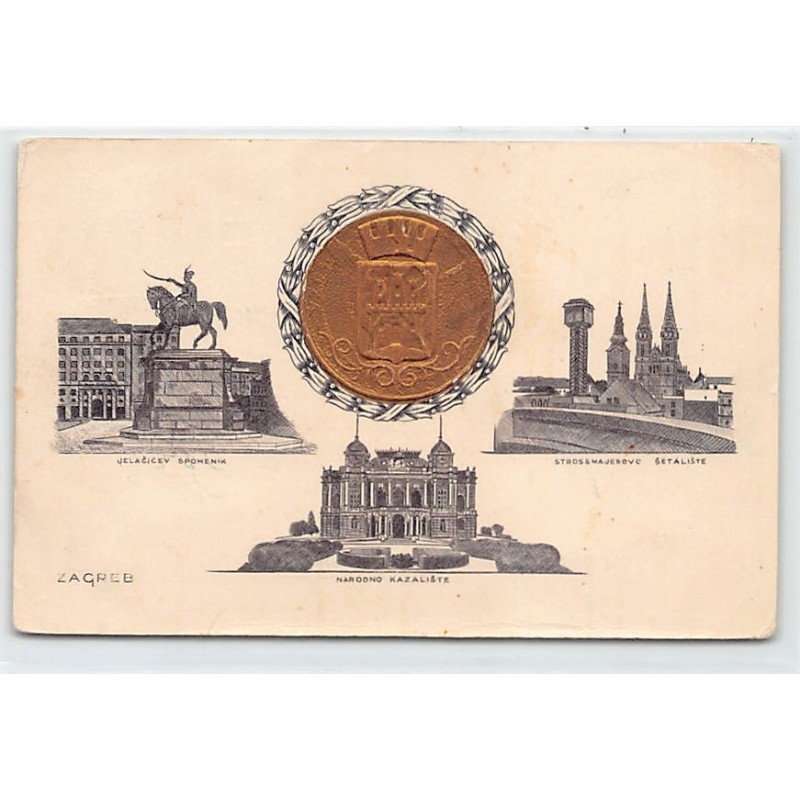 Rare collectable postcards of CROATIA. Vintage Postcards of CROATIA