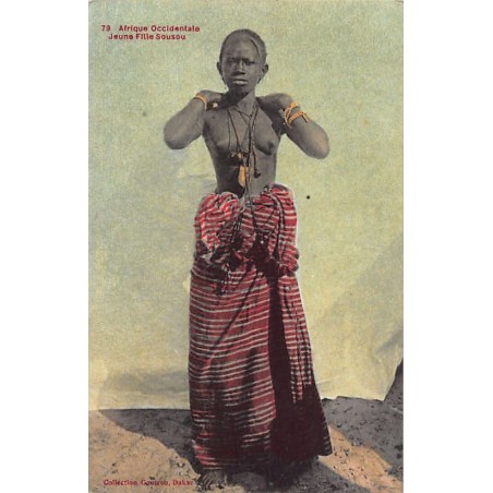 Rare collectable postcards of ETHNIC NUDE. Vintage Postcards of ETHNIC NUDE