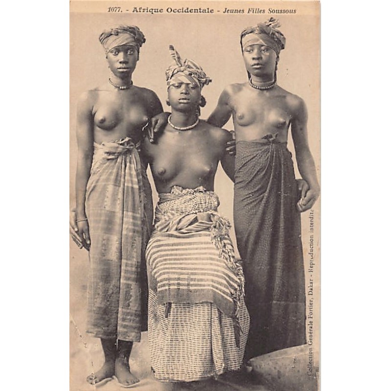 Rare collectable postcards of ETHNIC NUDE. Vintage Postcards of ETHNIC NUDE