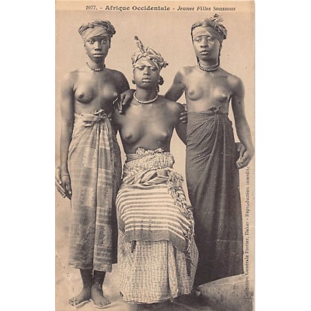 Rare collectable postcards of ETHNIC NUDE. Vintage Postcards of ETHNIC NUDE