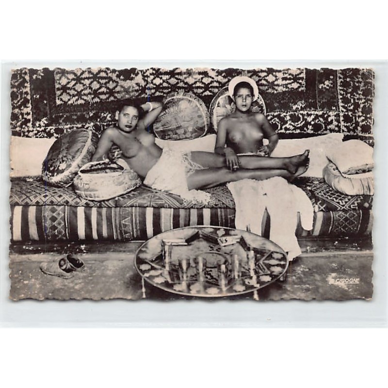 Rare collectable postcards of ETHNIC NUDE. Vintage Postcards of ETHNIC NUDE