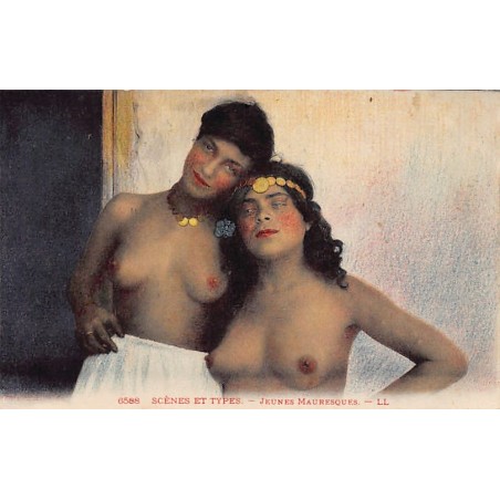Rare collectable postcards of ETHNIC NUDE. Vintage Postcards of ETHNIC NUDE