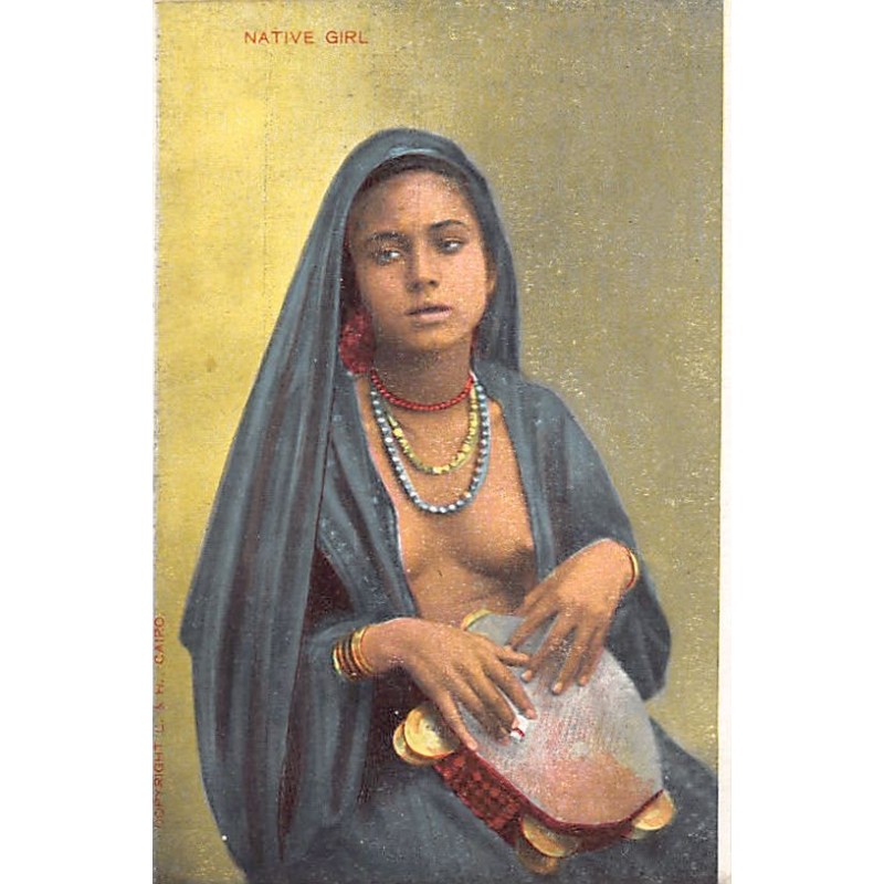 Rare collectable postcards of ETHNIC NUDE. Vintage Postcards of ETHNIC NUDE