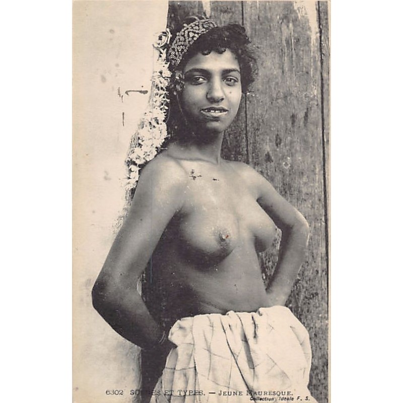 Rare collectable postcards of ETHNIC NUDE. Vintage Postcards of ETHNIC NUDE