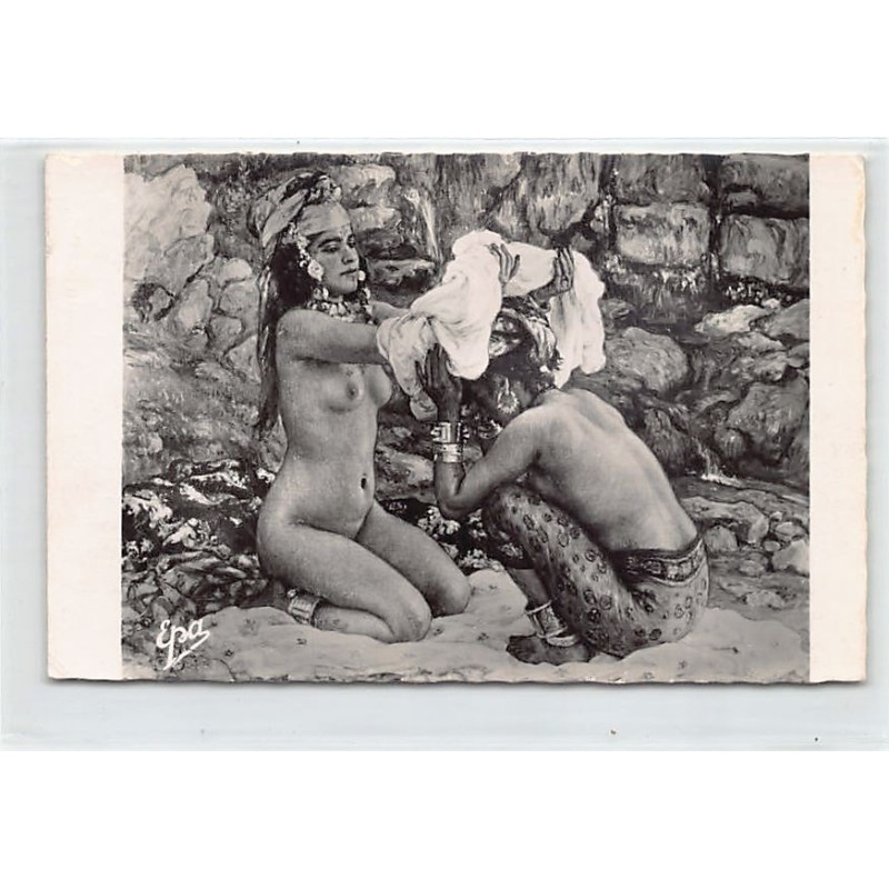Rare collectable postcards of ETHNIC NUDE. Vintage Postcards of ETHNIC NUDE