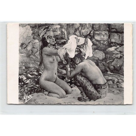 Rare collectable postcards of ETHNIC NUDE. Vintage Postcards of ETHNIC NUDE