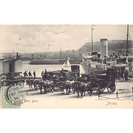 Rare collectable postcards of JERSEY. Vintage Postcards of JERSEY