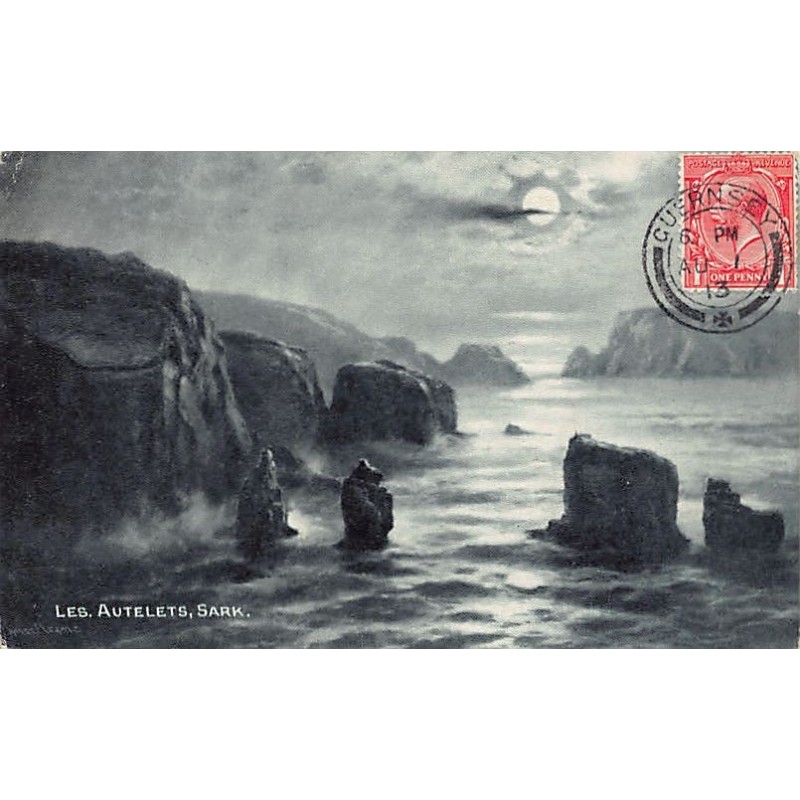 Rare collectable postcards of SARK. Vintage Postcards of SARK