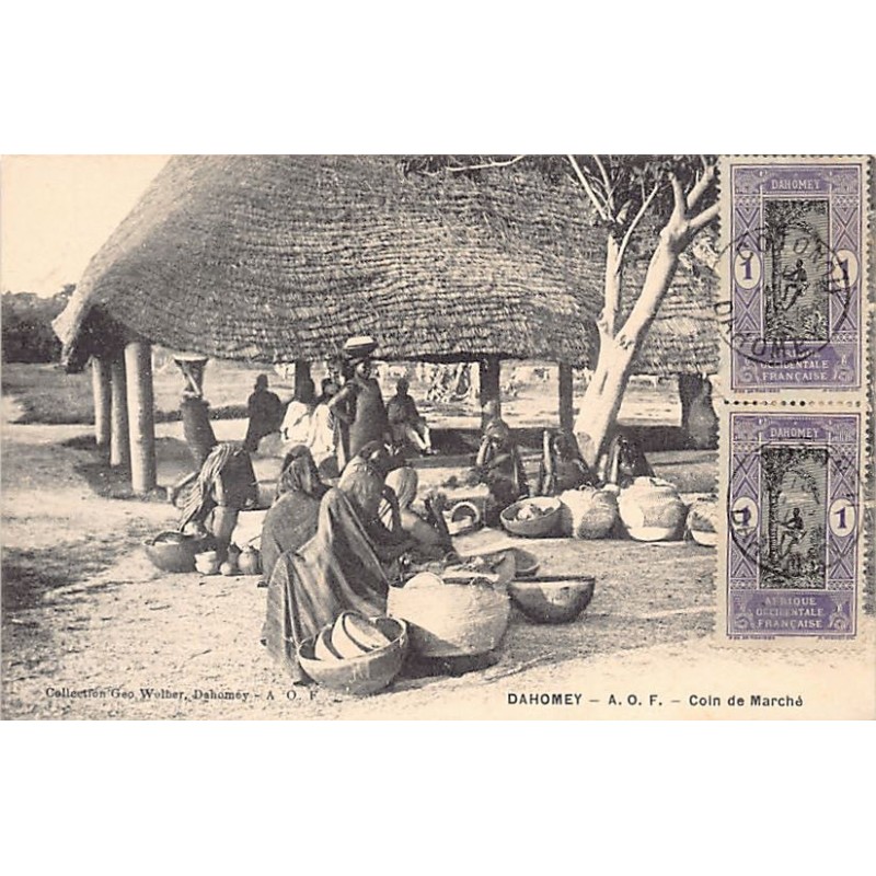 Rare collectable postcards of BENIN Dahomey. Vintage Postcards of BENIN Dahomey
