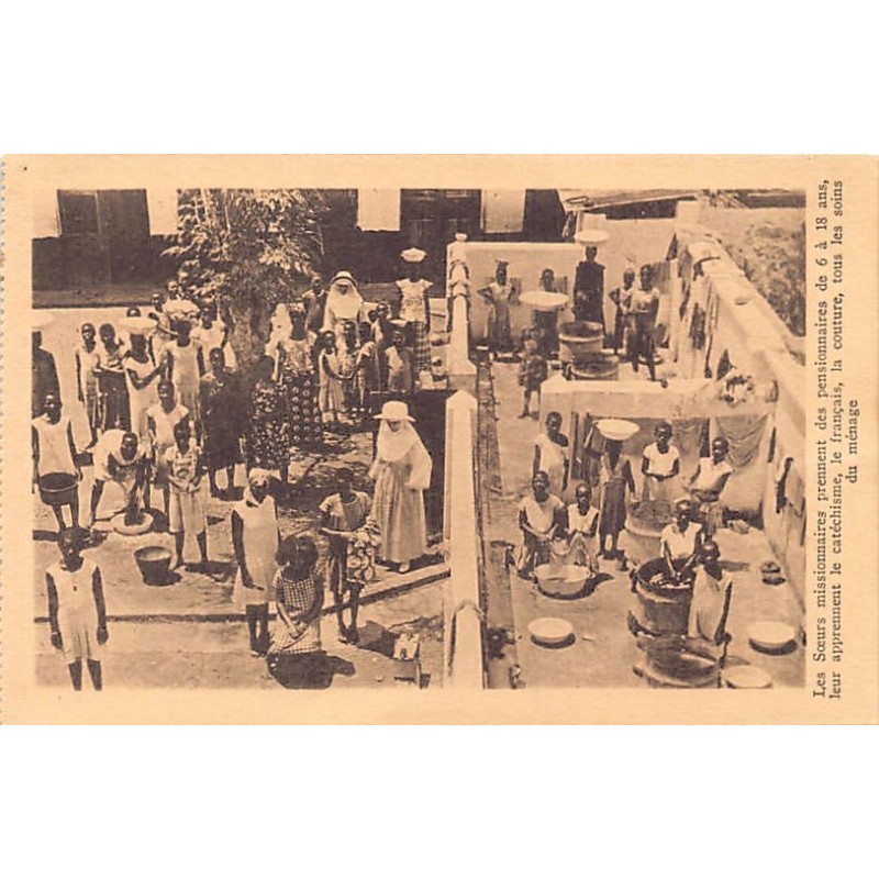 Rare collectable postcards of BENIN Dahomey. Vintage Postcards of BENIN Dahomey