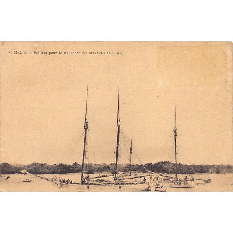 Rare collectable postcards of GAMBIA. Vintage Postcards of GAMBIA