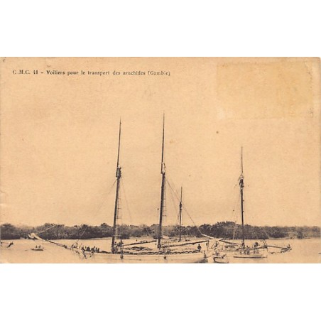 Rare collectable postcards of GAMBIA. Vintage Postcards of GAMBIA