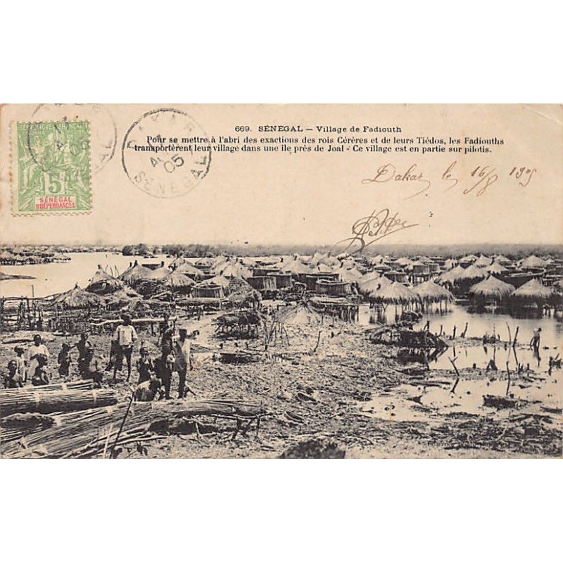Rare collectable postcards of SENEGAL. Vintage Postcards of SENEGAL