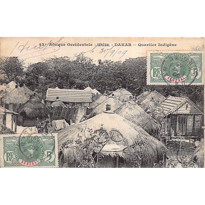 Rare collectable postcards of SENEGAL. Vintage Postcards of SENEGAL