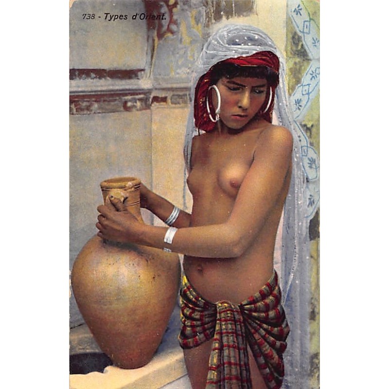 Rare collectable postcards of ETHNIC NUDE. Vintage Postcards of ETHNIC NUDE