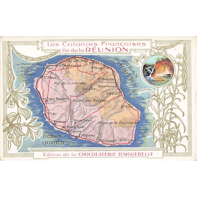 Rare collectable postcards of LA RÉUNION Belgique België. Vintage Postcards of LA RÉUNION Belgique België