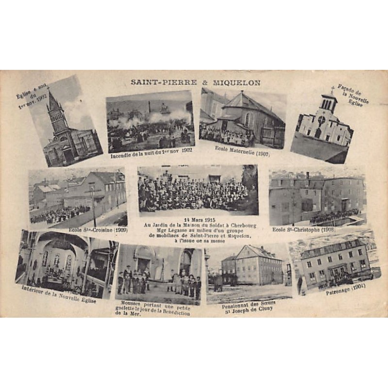 Rare collectable postcards of SAINT-PIERRE & MIQUELON Belgique België. Vintage Postcards of SAINT-PIERRE & MIQUELON Belgique Bel