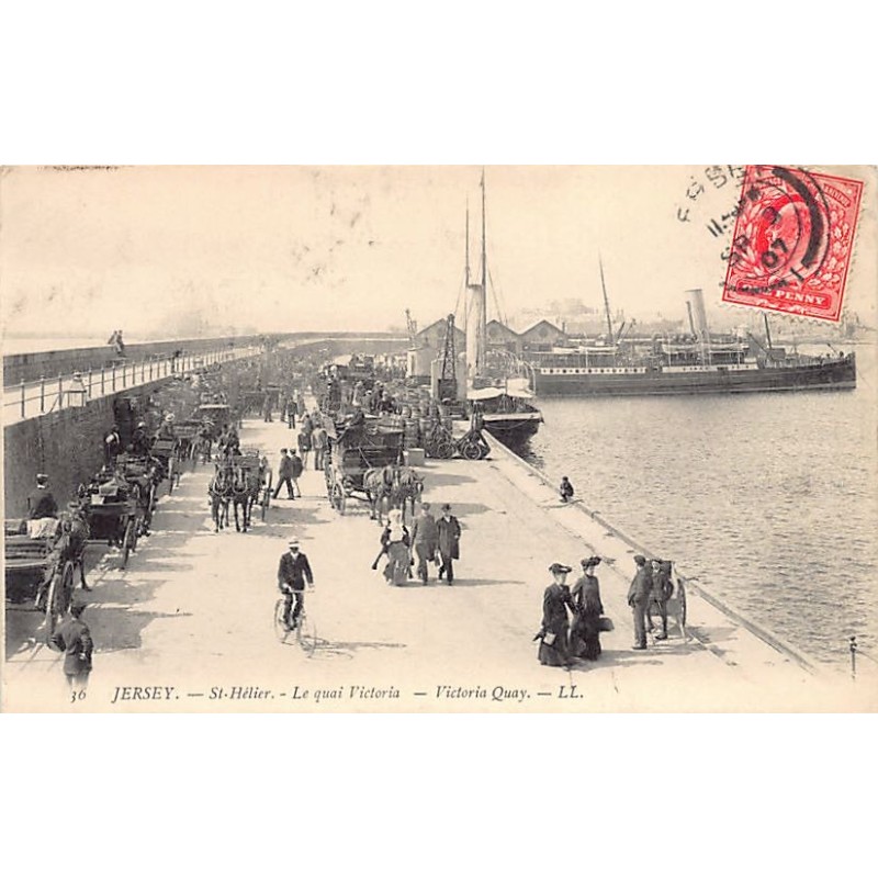 Rare collectable postcards of JERSEY. Vintage Postcards of JERSEY