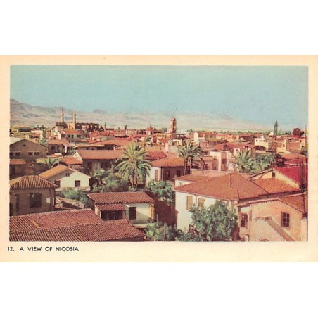 Cyprus - NICOSIA - General view - Publ. Poulias & Koniaris 12