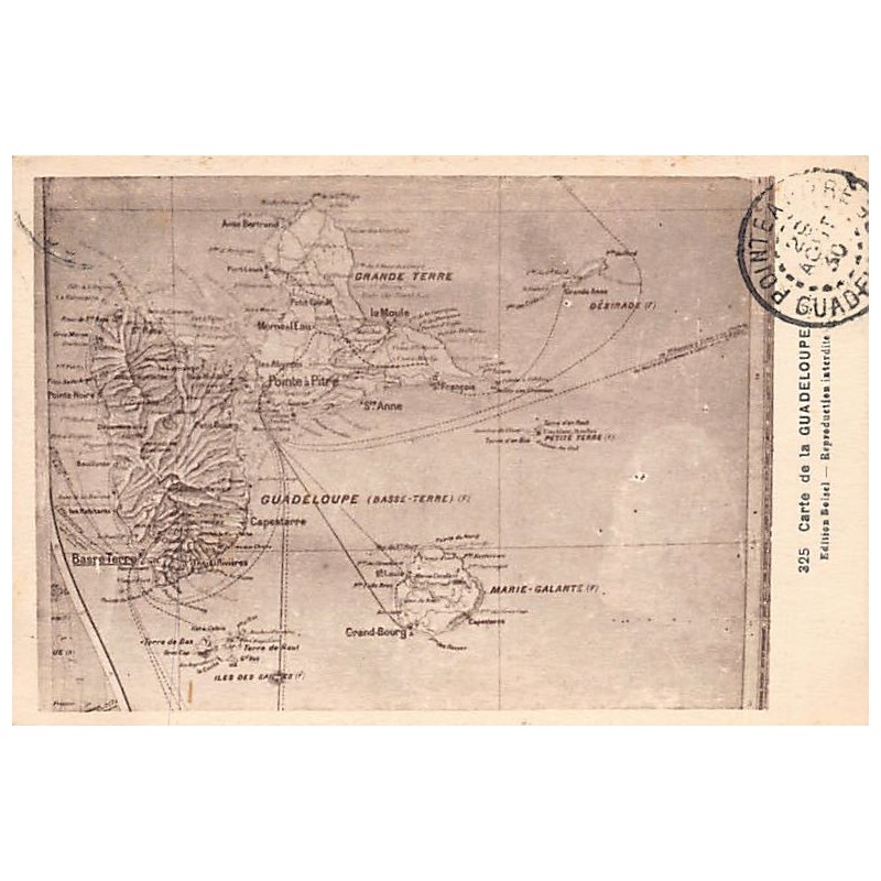 Rare collectable postcards of GUADELOUPE. Vintage Postcards of GUADELOUPE