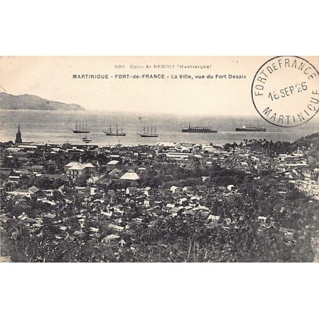 Rare collectable postcards of MARTINIQUE. Vintage Postcards of MARTINIQUE