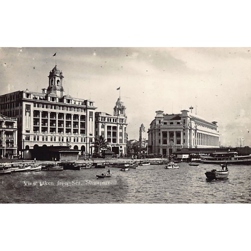 Rare collectable postcards of SINGAPORE. Vintage Postcards of SINGAPORE