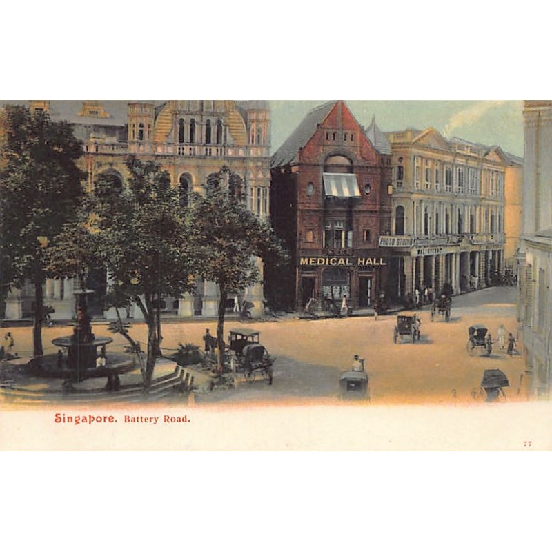 Rare collectable postcards of SINGAPORE. Vintage Postcards of SINGAPORE