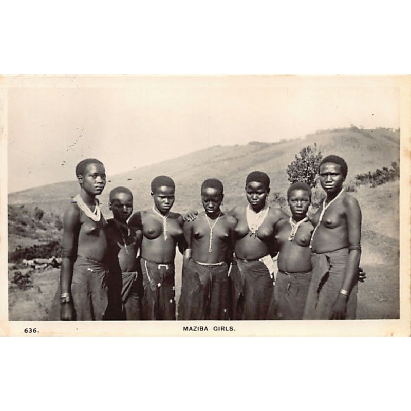 Rare collectable postcards of ETHNIC NUDE. Vintage Postcards of ETHNIC NUDE