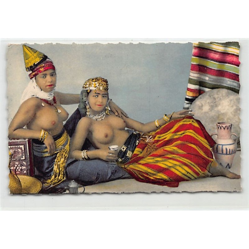 Rare collectable postcards of ETHNIC NUDE. Vintage Postcards of ETHNIC NUDE