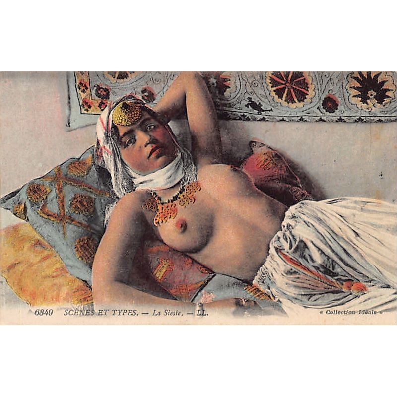 Rare collectable postcards of ETHNIC NUDE. Vintage Postcards of ETHNIC NUDE