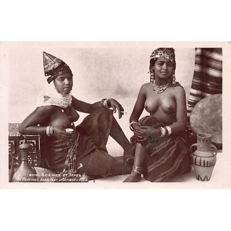 Rare collectable postcards of ETHNIC NUDE. Vintage Postcards of ETHNIC NUDE
