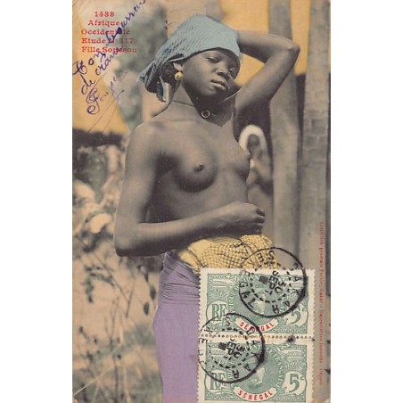 Rare collectable postcards of ETHNIC NUDE. Vintage Postcards of ETHNIC NUDE