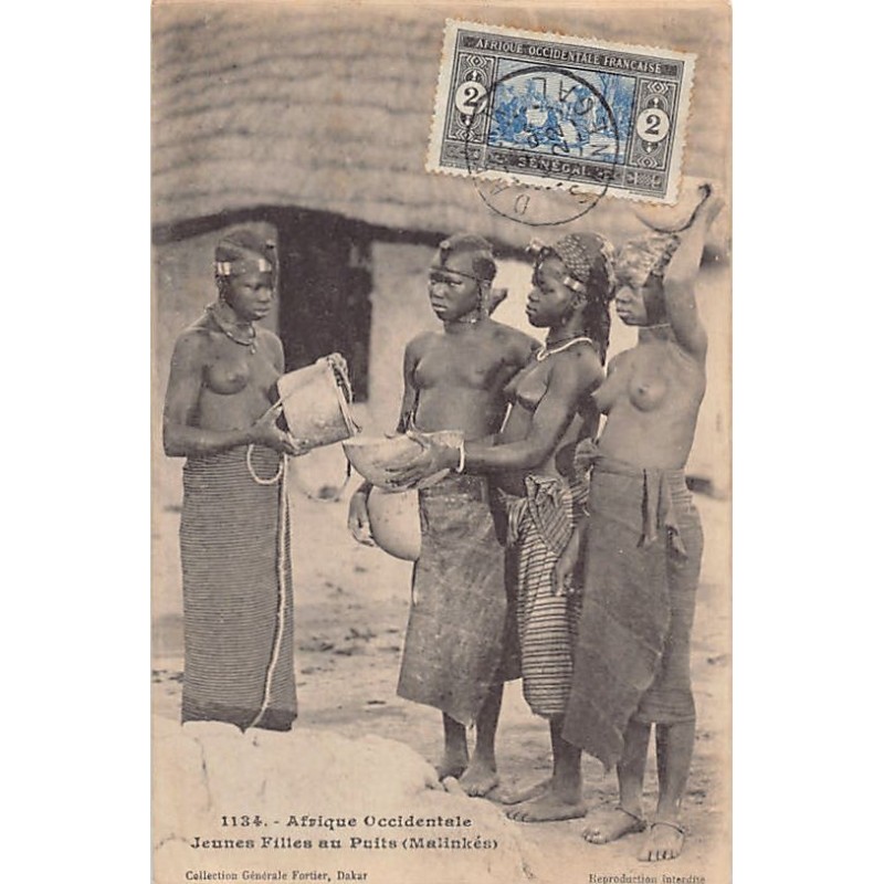 Rare collectable postcards of ETHNIC NUDE. Vintage Postcards of ETHNIC NUDE