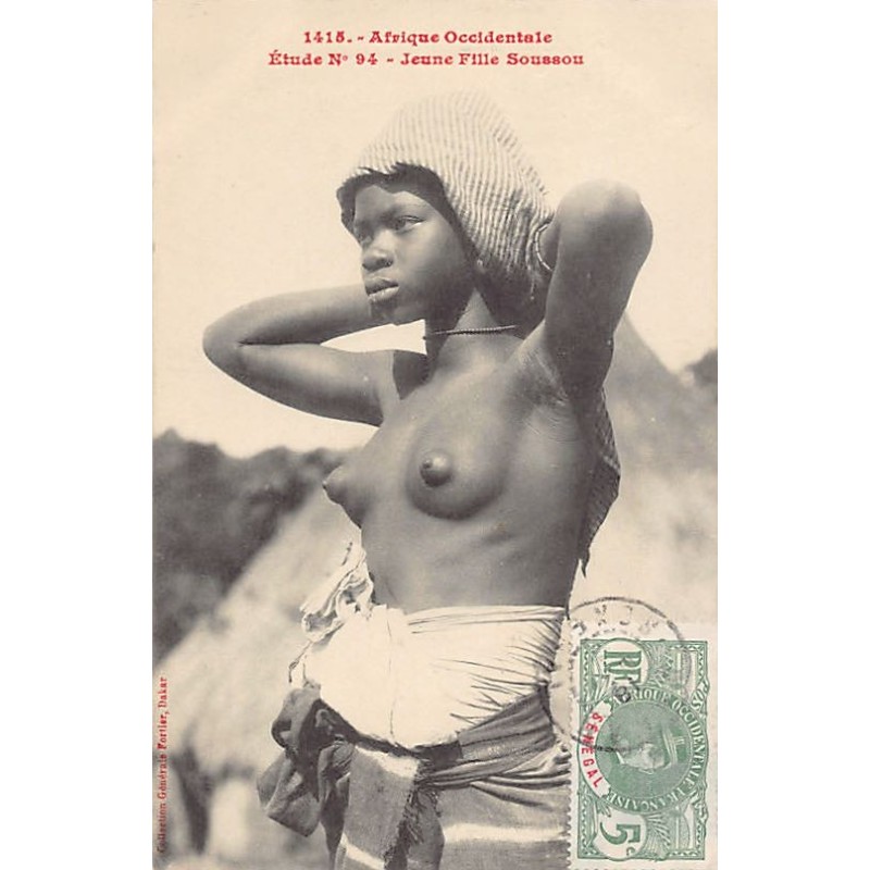 Rare collectable postcards of ETHNIC NUDE. Vintage Postcards of ETHNIC NUDE