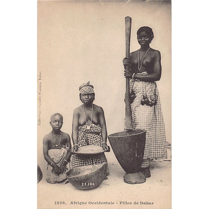 Rare collectable postcards of ETHNIC NUDE. Vintage Postcards of ETHNIC NUDE
