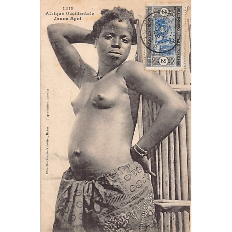 Rare collectable postcards of ETHNIC NUDE. Vintage Postcards of ETHNIC NUDE