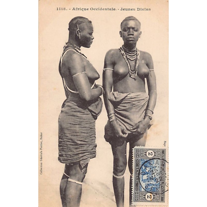 Rare collectable postcards of ETHNIC NUDE. Vintage Postcards of ETHNIC NUDE