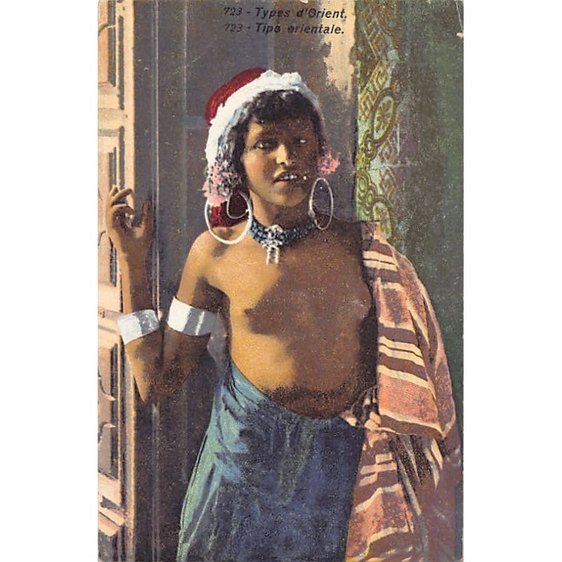 Rare collectable postcards of ETHNIC NUDE. Vintage Postcards of ETHNIC NUDE