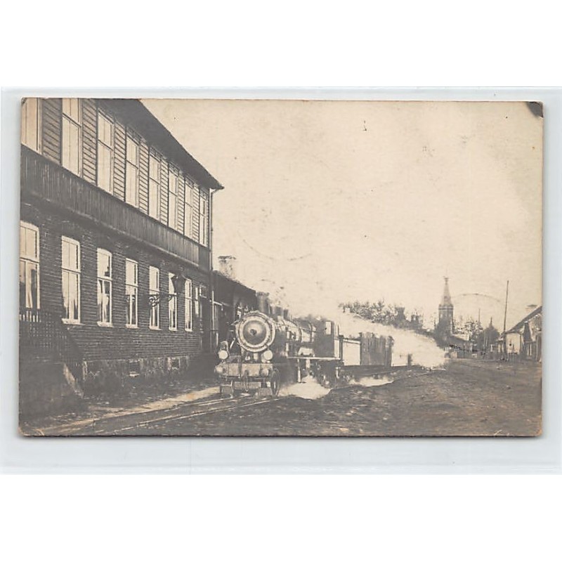 Estonia - LIHULA Leal - Steam railway - REAL PHOTO - Publ. unknown