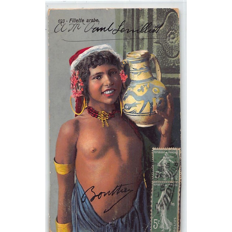 Rare collectable postcards of ETHNIC NUDE. Vintage Postcards of ETHNIC NUDE