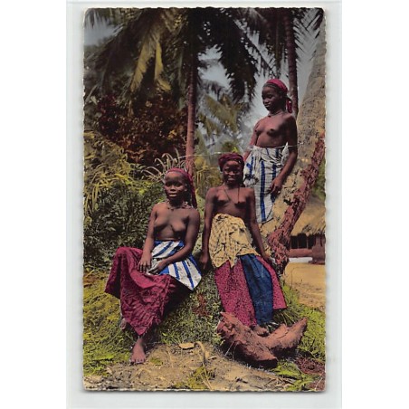 Rare collectable postcards of ETHNIC NUDE. Vintage Postcards of ETHNIC NUDE