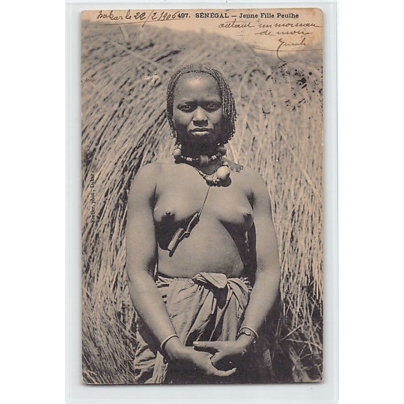 Rare collectable postcards of ETHNIC NUDE. Vintage Postcards of ETHNIC NUDE