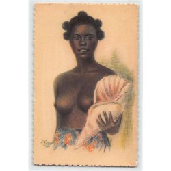 Rare collectable postcards of ETHNIC NUDE. Vintage Postcards of ETHNIC NUDE