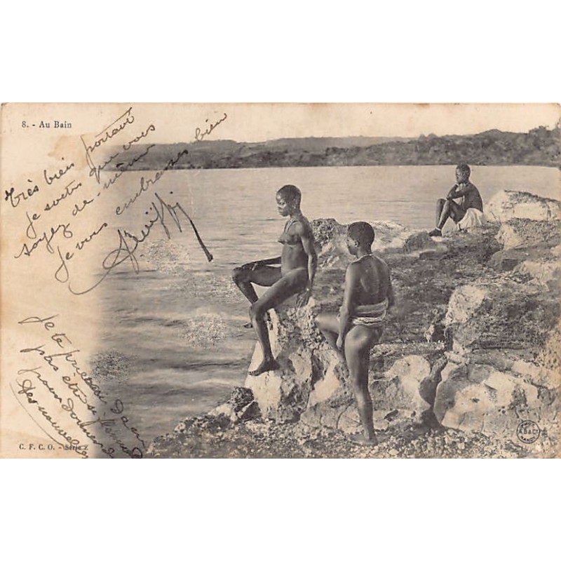 Rare collectable postcards of ETHNIC NUDE. Vintage Postcards of ETHNIC NUDE