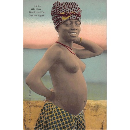 Rare collectable postcards of ETHNIC NUDE. Vintage Postcards of ETHNIC NUDE